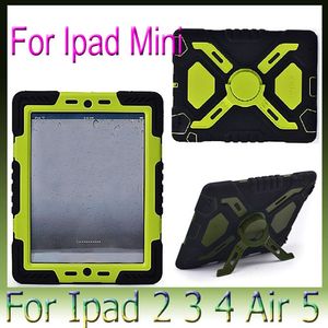 top popular Pepkoo Defender Military Spider Stand Water dirt shock Proof Case Cover for Ipad 2 3 4 5 6 Air Mini 1 2 3 2023