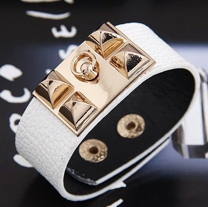 أزياء جديدة فريدة من نوعها Jewelrycharm Crystal Braceletspunk Rock Style Cuff Cuff Bracelet Bangle3225121