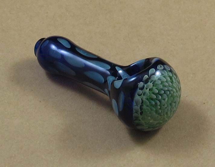 WSC-1008 pipe à fumer en verre tête de fleur en cuillère longueur du tuyau: 8cm