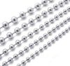 1.5mm / 2mm / 2.4mm / 3mm / 4mm / 6mm Lot 5 Mètres mètres Boule perles Chaîne Bijoux Trouver chaîne en acier inoxydable