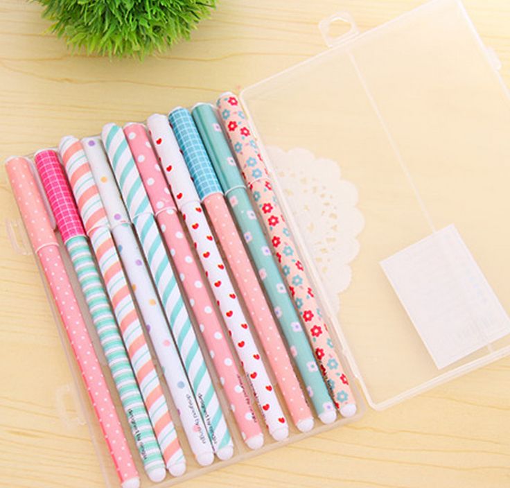 10 Teile/satz Farbe Gel Stift Kawaii Briefpapier Koreanische Blume Canetas Escolar Papelaria Geschenk Büro Material Schule Liefert G715