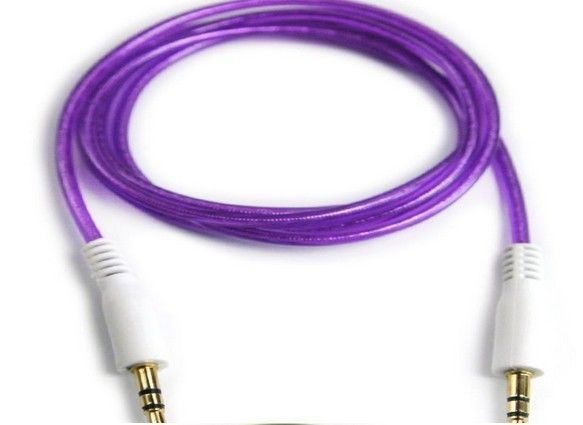 Verkopen van mooie 35 mm tot 35 mm kleur kleurrijke audio stereo aux kabel voor telefoon smartphone mp3 mp35 mm jack lot6379396