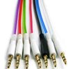 Sprzedawanie pięknych od 35 mm do 35 mm kolorowy audio stereo kabel aux do telefonu mp3 mp4 pc 35 mm gniazdo 3000pllot6379396
