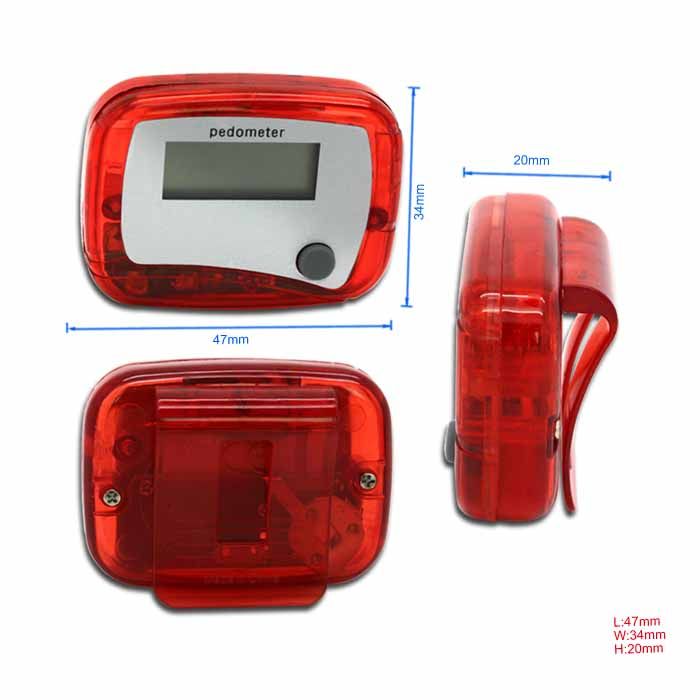 New Pocket LCD Pedometer Mini Single Function Pedometer Step Counter