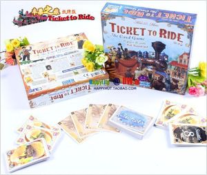Wholesale train board games resale online - MXZA Cards Adult Games Complete Ticket To Ride Railroad Board Game Cards version Days of Wonder Trains Fashion New