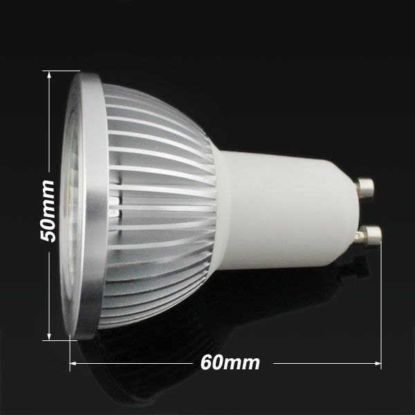 배송 무료 10pcs 5w dimmer LED 전구 MR16 LED 스포트 라이트 GU10 12V LED Downlights 코롤 화이트 / 따뜻한 흰색 램프 조명 크리 어 칩 도매