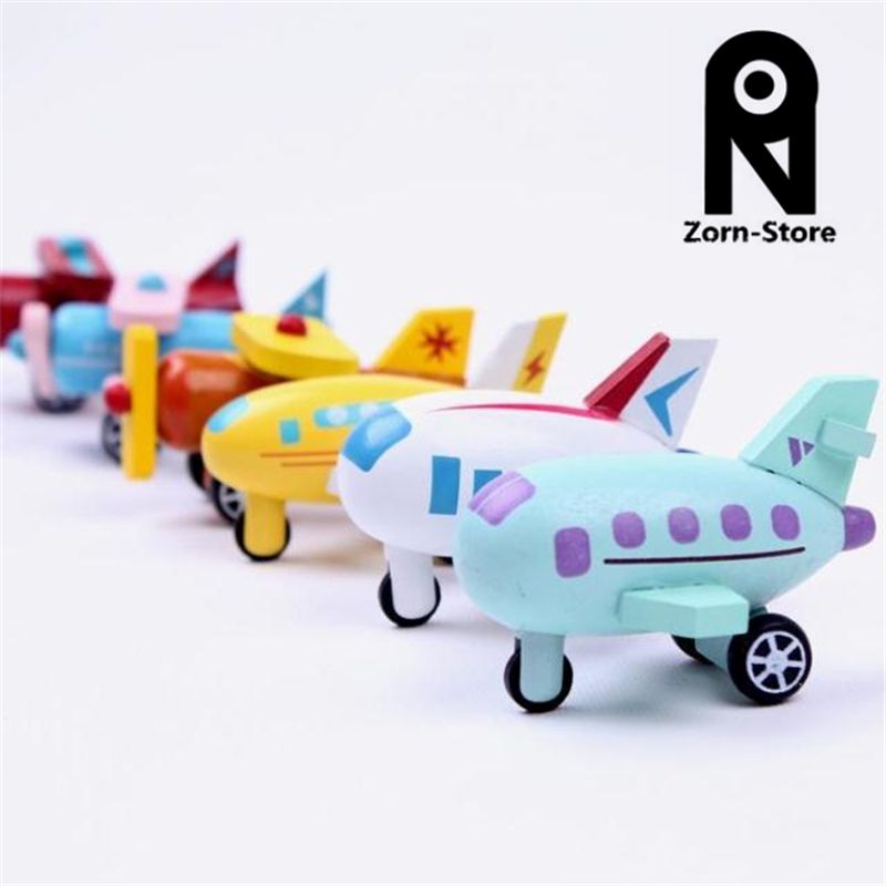 wooden airplane toy