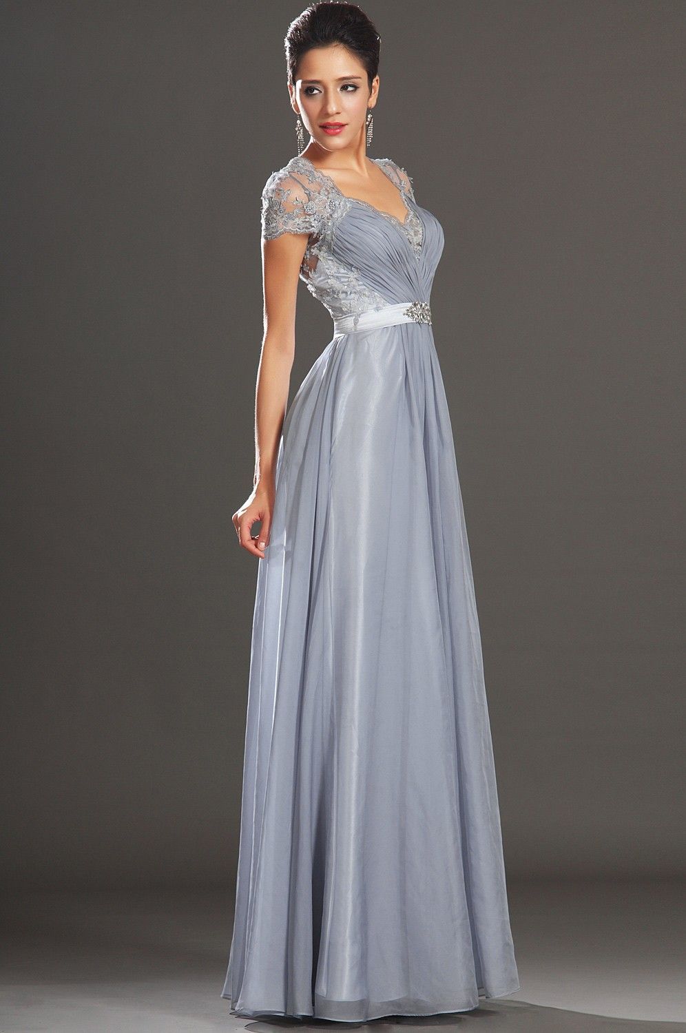 mother of the bride grey