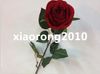 Faux Rose Flower Branch Artificial Flowers Simulation Single Flanell Rosebud Red Color Valentine Roses Wedding Flower