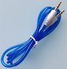 3.5mm Stereo Audio AUX Cable Crystal transparent wire Auxiliary Cords Jack Male to Male 1m 3ft for phone Mobile Phone 1500pcs/lot