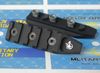 MA 5 Slots Rail Panel - Keymod für Airsoft Urx4 Rail (BK/Tan) Kostenloser Versand