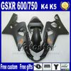 鈴木GSX-R600 / 750 2004 2005ブルーブラックフェアリングボディキットK4フェアリングキットGSX-R600 04 GSX-R750 05 HJ37