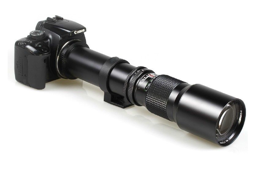 2020 DSLR Camera Lens 500mm F8 F32 Manual Telephoto Lens Digital