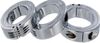 Cock Ring 1X Locking Hinged Cock Ring OR CBT Ball Stretchers Size: 1.5", 1.75",2"Chrome Finish ~ Sm503