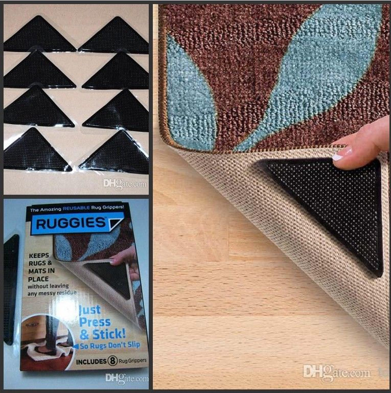 Set Of 8 Cheap Non Slip Mat Gripper Anti Skid Carpet Mats Ruggies