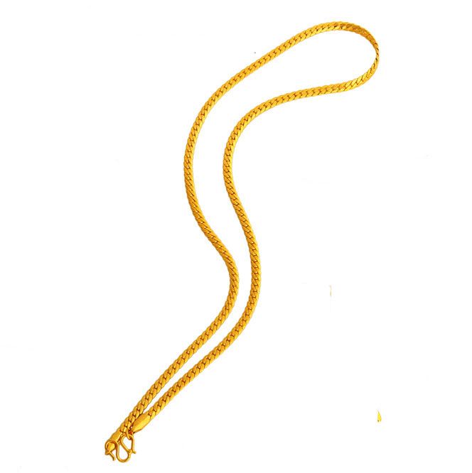 24K Gold Plated 50 cm Snake Long Naszyjnik na 2014 r. Kobiet biżuterii 2016 Sprzedaj kołniery łańcuch185l