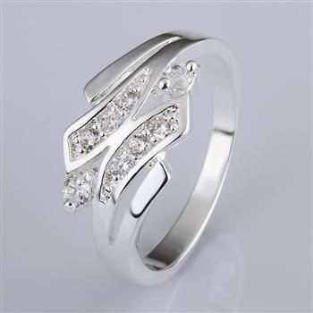 Смешанный 20 стиль 925 Серебряный Циркон кольцо обручальное кольцо лучший подарок партии