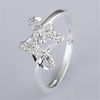 Blandad 20 Stil 925 Silver Zircon Ring Wedding Ring Den bästa festgåvan