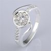 Gemengde 20 Stijl 925 Silver Zirkoon Ring Trouwring Het beste feestgeschenk