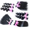 Virgin Hair Bundle Unprocessed Brazilian Peruvian Indian Malaysian Hair Extensions 5 Styles Human Weave Weft 3 Bundles Deal In Stock 9A Greatremy