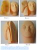 1 ensemble de tête de Mannequin pour formation totale de la peau du visage et des cils, modèle de tête fermée pour la pratique du maquillage Permanent, cils 1101498