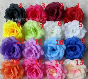 Wysokiej Jakości 8 CM Sztuczny Jedwabny Kwiat Rose Head Do Wedding Home Decoration R FH91702