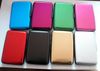 50PCS Aluminium Wallet Credit Card Cases Holder 8 Couleurs Avec White Box Livraison Gratuite