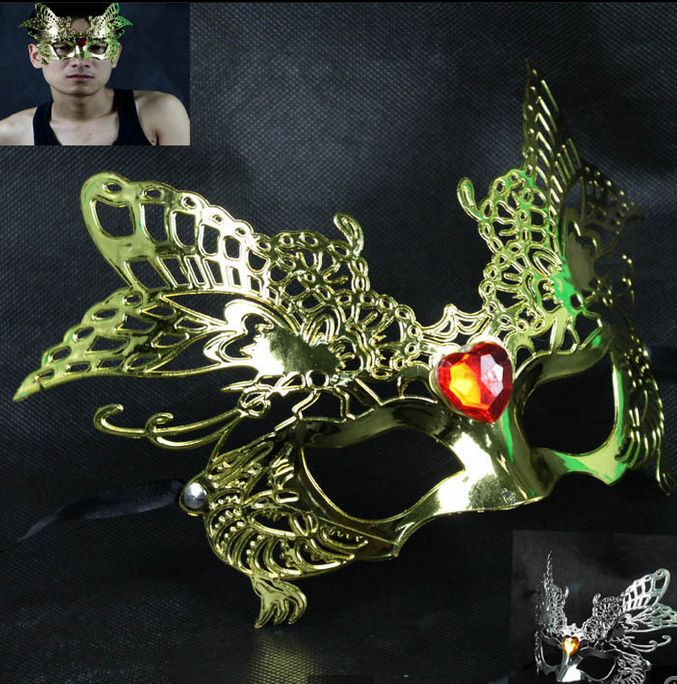 Acheter Pas Cher La Moitié Du Visage Masques De Fête Halloween