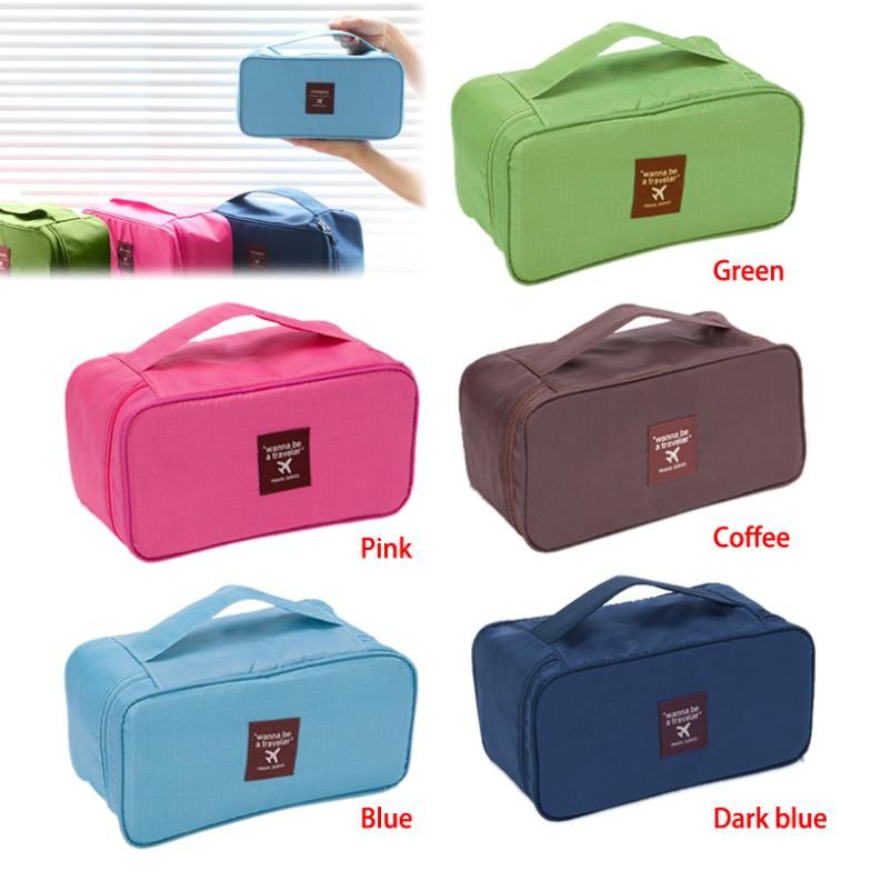 Underwear Storage Bags Bras Bags Panties Socks Storage Case Waterproof Travel Portable Storage Box & Bra Case 