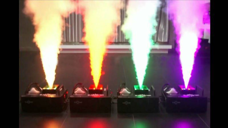 1500W LED цветная колонна дыма тумана