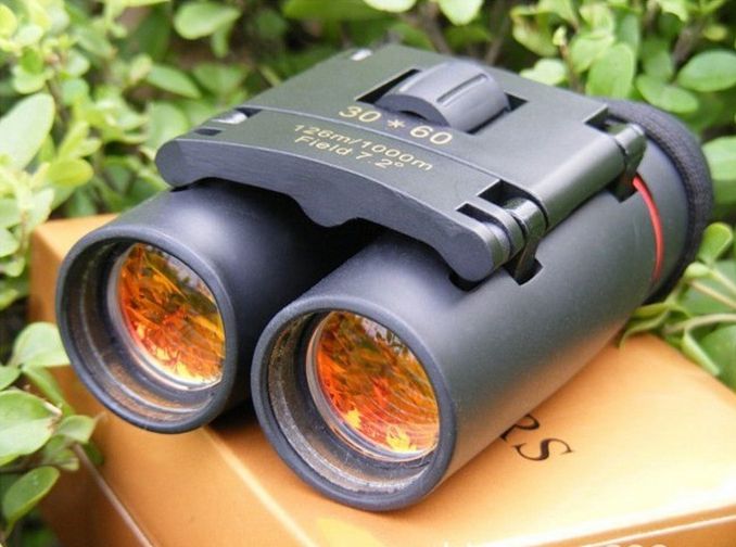 Frete Grátis Portátil Sakura LLL visão noturna 30 x 60 Zoom Óptico militar Binocular Telescópio 126m-1000m 100% Novos óculos de campo 1808