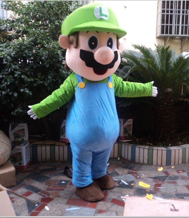 Large Luxury L Super Mario Bros. Mascot Costume Adult Beautiful Evening Dress, From Qq371858377