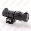 Drss High Quality QD FTS 3X Magnifier Scope For Hunting With Two Lens Cover Black(DS5038A)