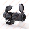 Drss de alta qualidade QD FTS 3X Lupa Scope Para Caça Com Duas Lens Cover Preto (DS5038A)