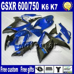 Low price fairing kit for 2006 2007 SUZUKI Injection molding GSXR 600 750 fairings K6 GSX-R 600/750 06 07 body kits FG46