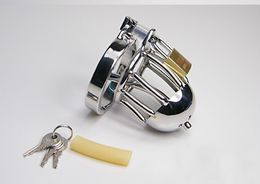 Top quality chastity lifestyle Small Metal Crafts Male Chastity Device Cock Cage steel Sex Toy men male now with plug cb dick cage