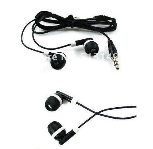 

Wholesale Bulk Earbuds Earphones Headphones Stereo Headsets Universal 3.5mm Jack 6 colors DHL FEDEX 500pcs/lot, Black