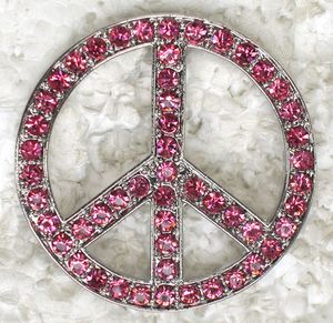 Paz De Strass venda por atacado-Venda por atacado moda broche rhinestone paz marca traje pin broches c101518