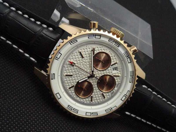 

Роскошные швейцарские лучшие бренды розовое золото 18k черная кожа мужские нержав
