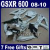 スズキのフェアリングキット08 09 10 GSX-R 600/750 K8 2008 2009 2010 GSXR 750 GSXR 600 CORONA ABS FAIRINGSセット