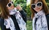 Nya Chiffon Ladies Scarves Scarf Storlek 120 * 50cm 12pcs / Lot # 2709