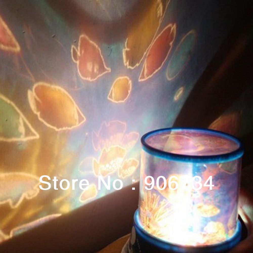 2018 Hot Selling Beautiful Ocean Star Rotate Projector Lamp Night Light