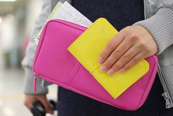 Nowy Travel Passport Identyfikator Uchwyt Karty Torba Kosmetyczna Pokrywa Portfel Portfel Organizer Case dla iPhone 4S 5S dla Samsung S3 S4 S5 8 Kolory