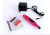 Bärbar manikyr pedikyr uppsättning penna form elektrisk nagelborrmaskin konst salong manikyr fil polish verktyg manikyr kit + 6 bitar