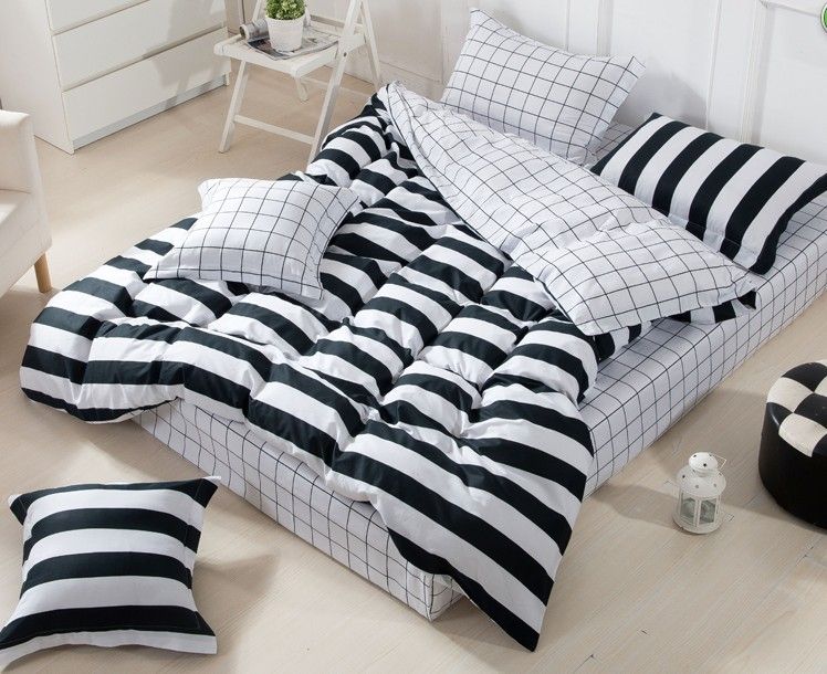 3d black and white striped comforter set sets queen full size black and white striped bed sheets