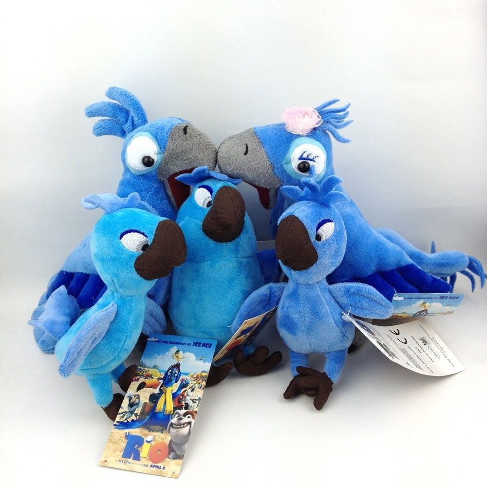 5x Rio The Movie Blu Jewel Carla Bia Tiago Family Birds Plush Toy Stuffed Animal From Guanjilin 28 65 Dhgate Com