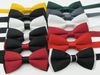 Gratis DHL FedEx frakt varm försäljning! Mens Bow Slips Mäns Slipsar Bröllop Bowtie Mäns Silk Bow Tie 24 Färger för val, 110pcs / Lot