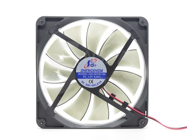 US Computer Cooling Fan PC Silent Quiet Desktop Cooling Fan 140mm 14cm DC 12V 4D