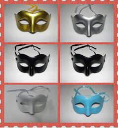 Lowest Prices Mens Mask Halloween Masquerade Masks Mardi Gras Venetian Dance Party Face The Mask Mixed Color