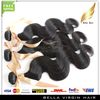 4 pcs/lot 4x4 3 parties fermeture à lacet avec faisceau de cheveux 3 pièces extensions de cheveux brésiliens vague de corps trame BellaHair